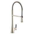 thumbnail image 1 of Moen S5235NL Sinema One Handle Semi Pro Kitchen Faucet - Polished Nickel, 1 of 7