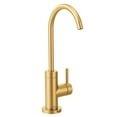 thumbnail image 1 of Moen S5530BG Sip Modern Cold Kitchen Beverage Faucet, Optional Water Filtration System Available (Sold Separately), Brushed Gold, 1 of 10
