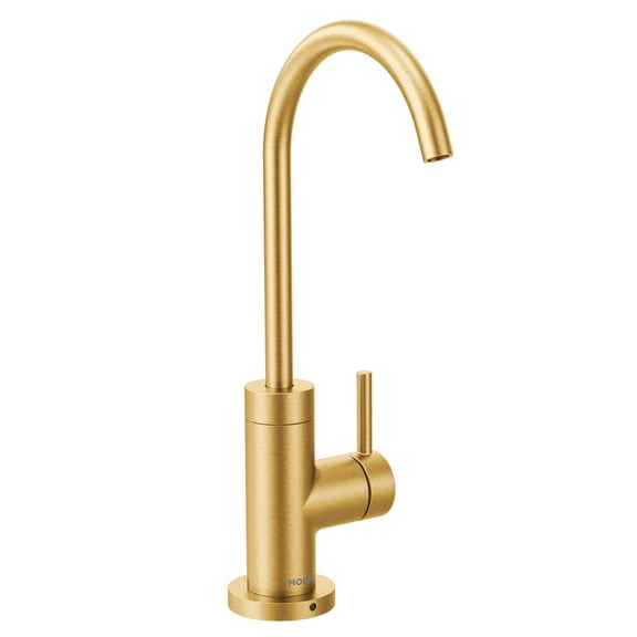 Moen S5530BG Sip Modern Cold Kitchen Beverage Faucet, Optional Water Filtration System Available (Sold Separately), Brushed Gold