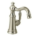 thumbnail image 1 of Moen S62101 Weymouth Low-Arc Bar Faucet - Nickel, 1 of 7