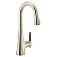 thumbnail image 1 of Moen S6235 Sinema 1.5 GPM Single Hole Pull Down Bar Faucet - Nickel, 1 of 7