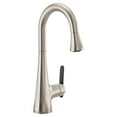 thumbnail image 1 of Moen S6235SRS Etch Single Handle Pull Down Bar Faucet in Spot Resist Stainless, 1 of 7