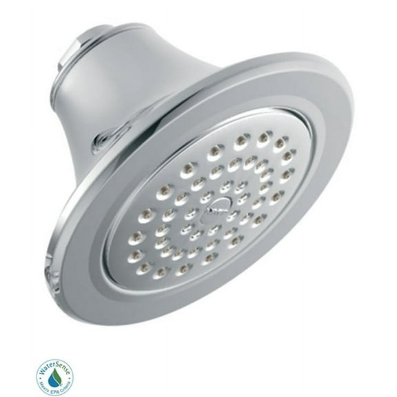 Moen S6312EP Icon 5 7/8" Single Function Shower Head, Available in Various Colors