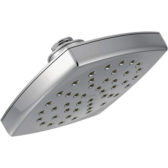 Moen S6365EP Voss 6" Single-Function Eco-Performance Rainshower Showerhead with Immersion Technology, Chrome