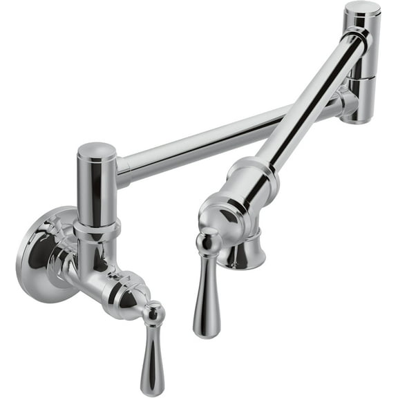 Moen S664 Traditional Pot Filler with Dual Shut-offs