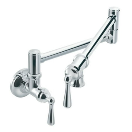 Moen S664 Traditional Pot Filler with Dual Shut-offs