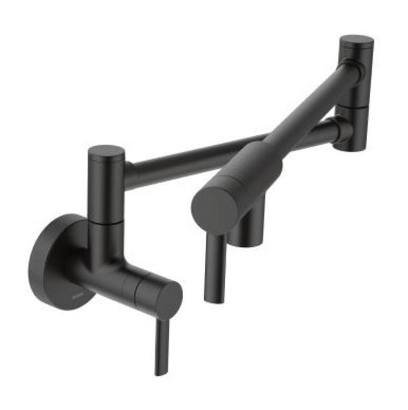 Moen S665 Modern Pot Filler Two Handle Kitchen Faucet in Chrome