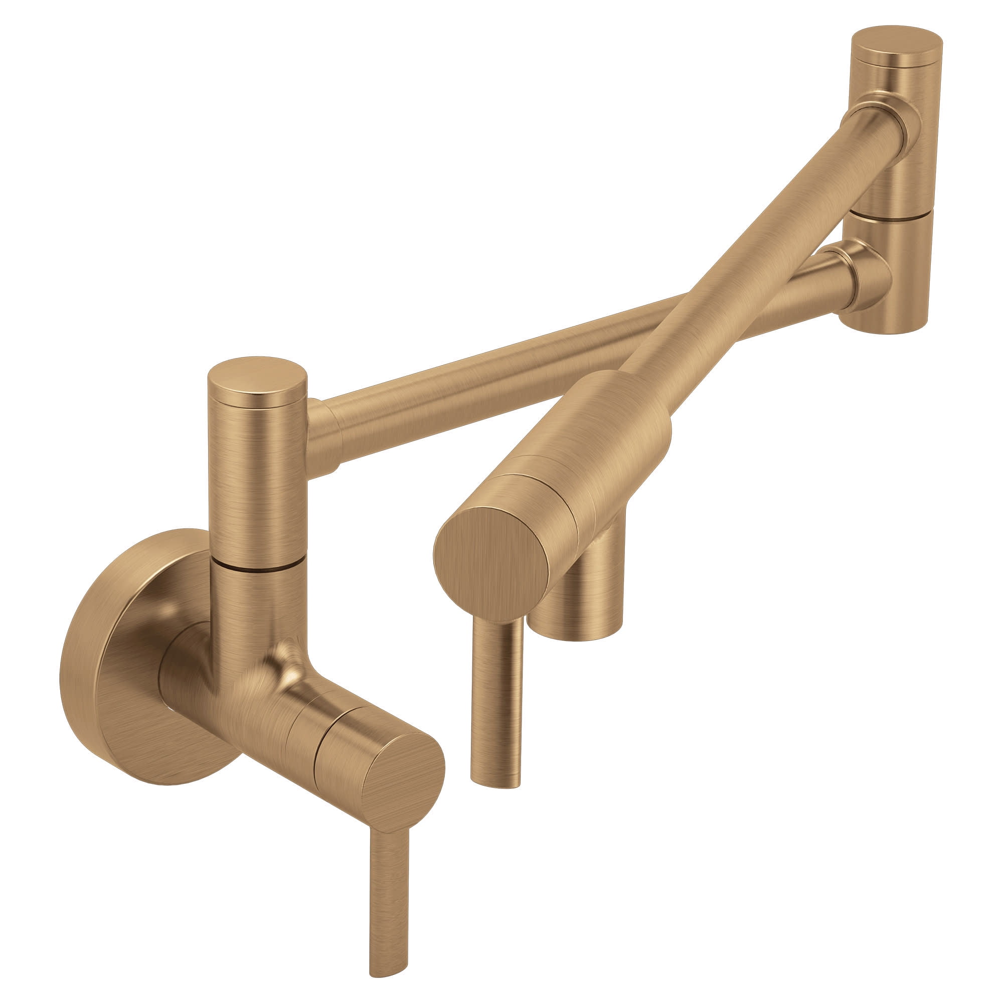 Moen S665BZG 5.5 GPM Wall Mounted Double Handle Pot Filler - Bronze