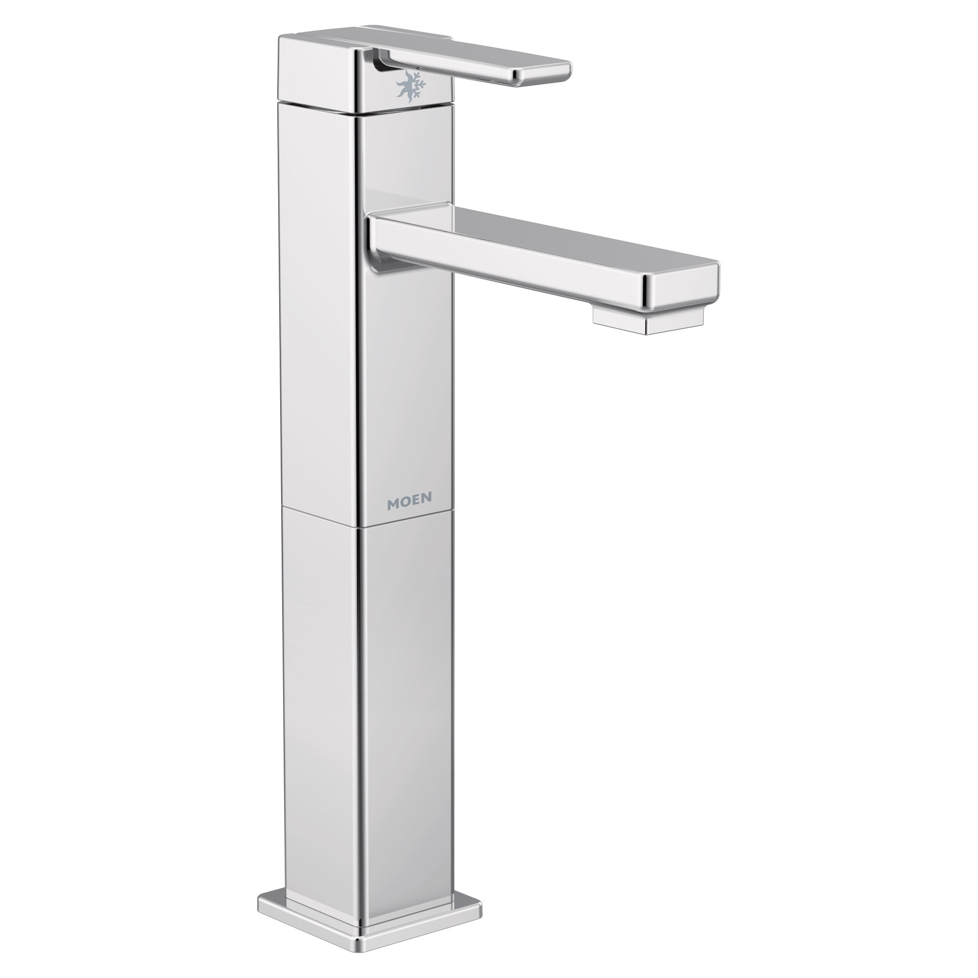Chrome Single Hole Vessel Bathroom Faucet