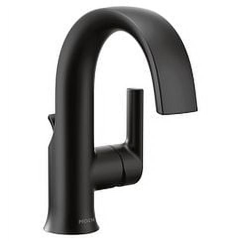 Moen S6910Bl Matte Black One-Handle Bathroom Faucet