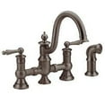 thumbnail image 1 of Moen S713 Waterhill High-Arc Kitchen Faucet - Bronze, 1 of 7