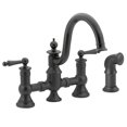 thumbnail image 1 of Moen S713 Waterhill High-Arc Kitchen Faucet - Wrought Iron, 1 of 7
