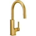 thumbnail image 1 of Moen S72308 Sto 1.5 GPM Single Hole Pull Down Kitchen Faucet - Gold, 1 of 7
