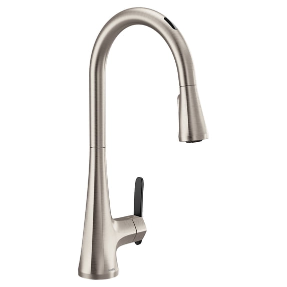 Moen S7235ev2 Sinema 1.5 GPM Single Hole Pull Down Smart Kitchen Faucet - Spot Resist
