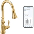 thumbnail image 1 of Moen S73004ev U By Moen Weymouth 1.5 GPM Single Hole Pull Down Kitchen Faucet - Gold, 1 of 8