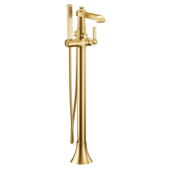 Moen S931 Flara Floor Mounted Tub Filler - Gold