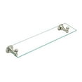 thumbnail image 1 of Moen Sage Brushed Nickel Brushed Nickel Glass Bathroom Shelf, 1 of 3
