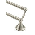 thumbnail image 1 of Moen Sage Collection Wall Mounted Double-Towel Bar, Brushed Nickel, 1 of 5