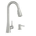 Moen Sarai 87836SRS Spot Resist Stainless Single Handle Pull-down ...