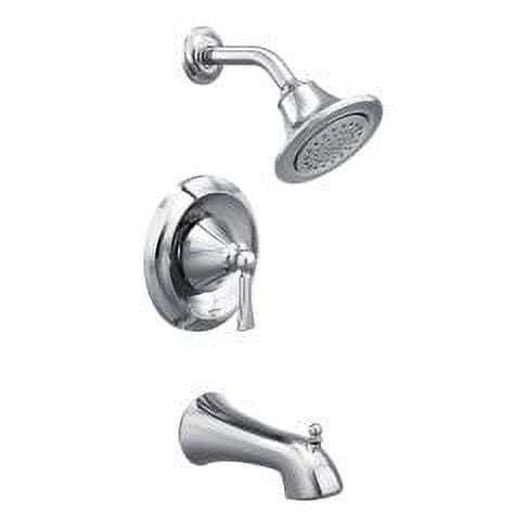 Moen Silver Manual 1-Handle Shower Valve Trim
