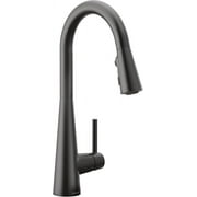 Moen Sleek Matte Black One Handle, Single-Hole Pulldown Kitchen Faucet with PowerBoost Technology, 7864BL
