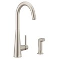 thumbnail image 1 of Moen 7870SRS Spot Resist Stainless One-Handle Kitchen Faucet, 1 of 2
