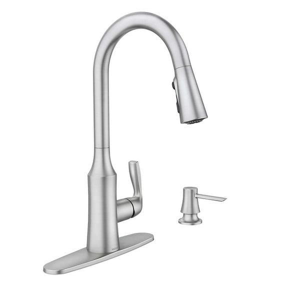 Moen Stainless Steel 8" Kitchen Faucet