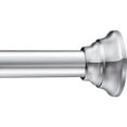 thumbnail image 1 of Moen TR1000CH Adjustable Straight Decorative Tension Shower Rod in Chrome, 1 of 7