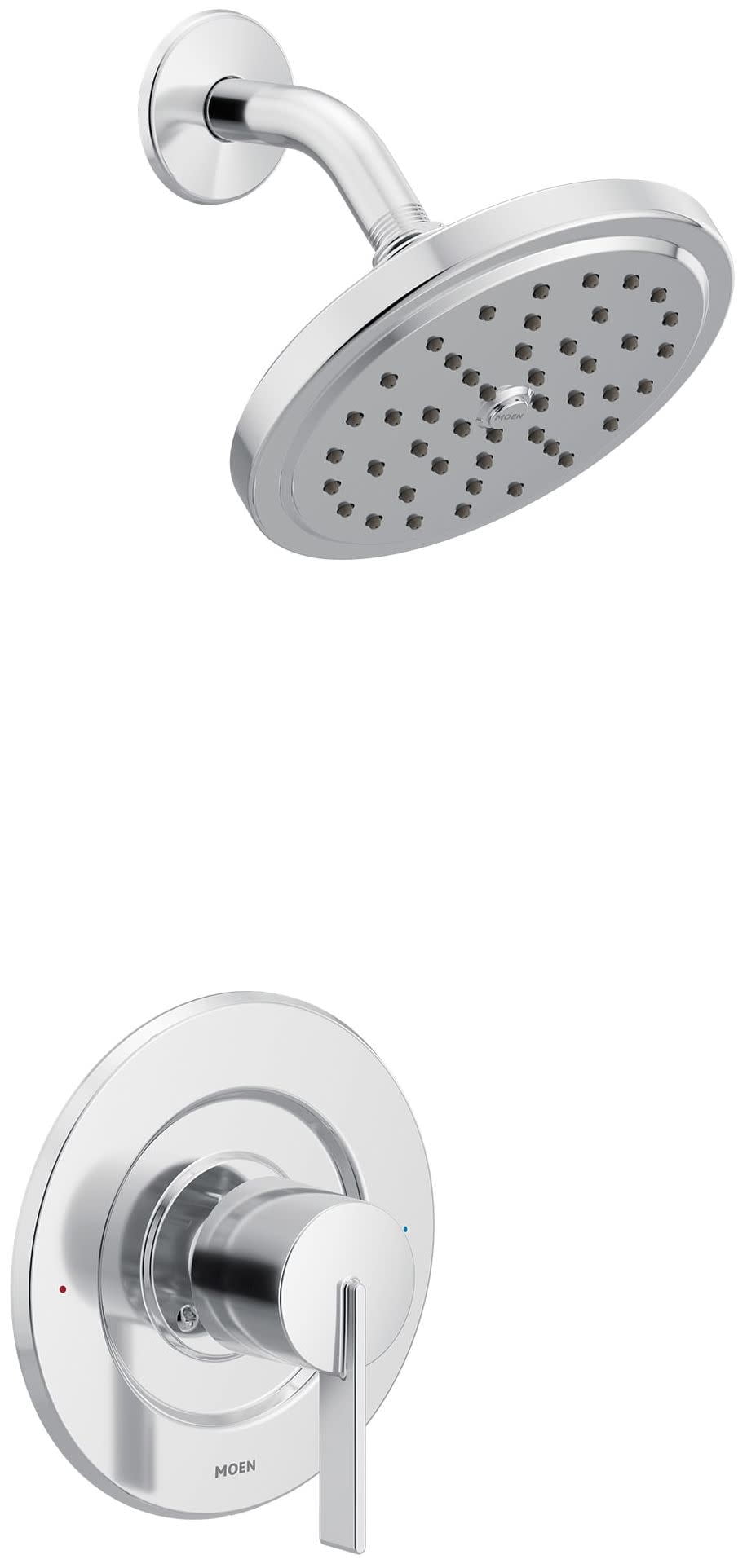 Chrome Rain Multi-Head Wall Mounted Shower System