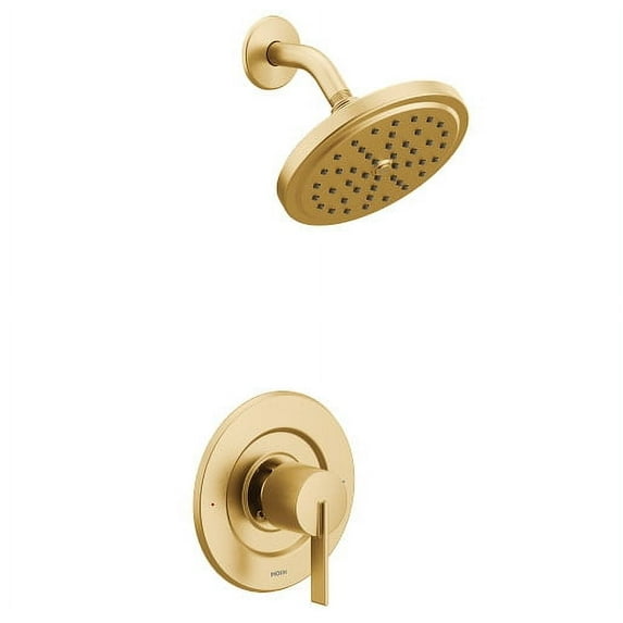 Moen T2262EPBG CIA Collection Posi-Temp Rain 1-Handle with Eco-Performance Shower Only Faucet Trim Kit, Valve Required, Brushed Gold