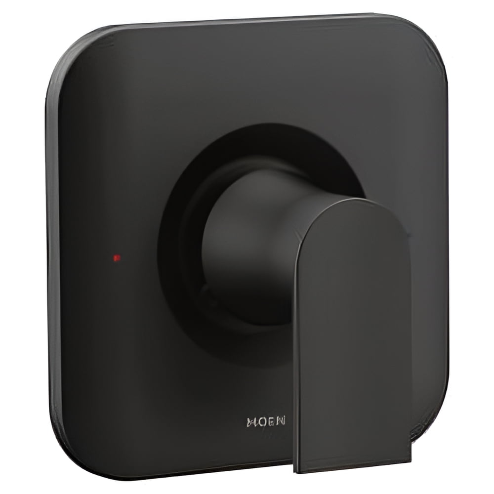 Matte Black Wall-Mounted Shower Lever Handle