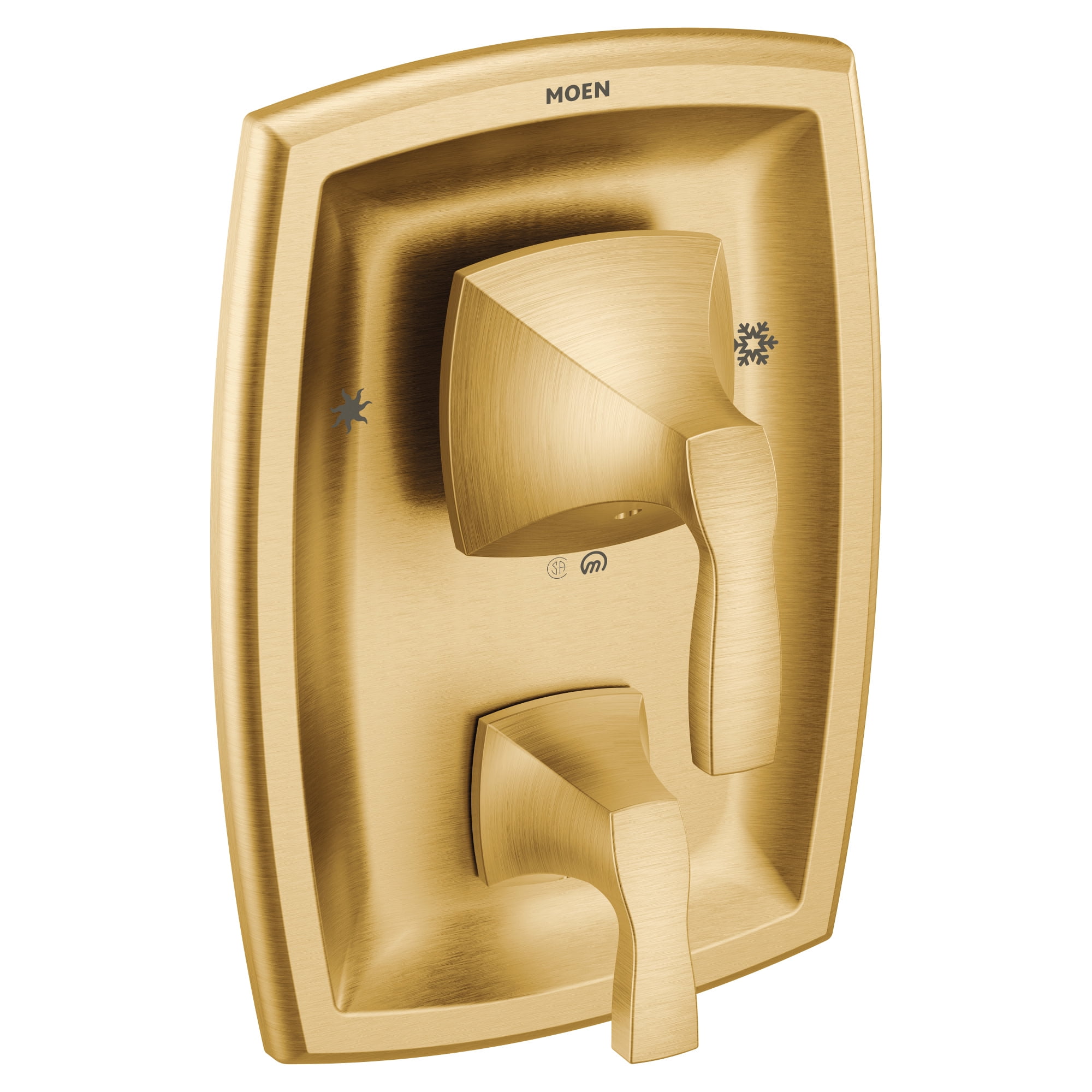 Moen T2690 Gold Manual 3-Modes 2-Handles Shower Valve Trim - Walmart.com