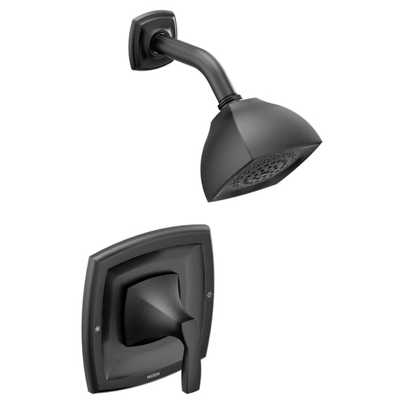 Moen T2692BL Voss Matte Black Posi-Temp(R) Shower only