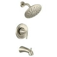 thumbnail image 1 of MOEN T2843EPBN Glyde Posi-Temp Rain Shower Single-Handle Tub and Shower Faucet Trim Kit in Brushed Nickel (Valve Not Included), 1 of 5