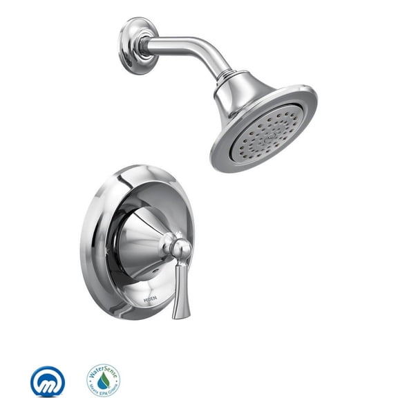 Moen T4502ep Wynford Single Handle Posi-Temp Pressure Balanced Shower Trim - Chrome