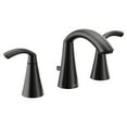 thumbnail image 1 of Moen T6173BL Glyde Two Handle Widespread Bathroom Sink Faucet in Matte Black, 1 of 5