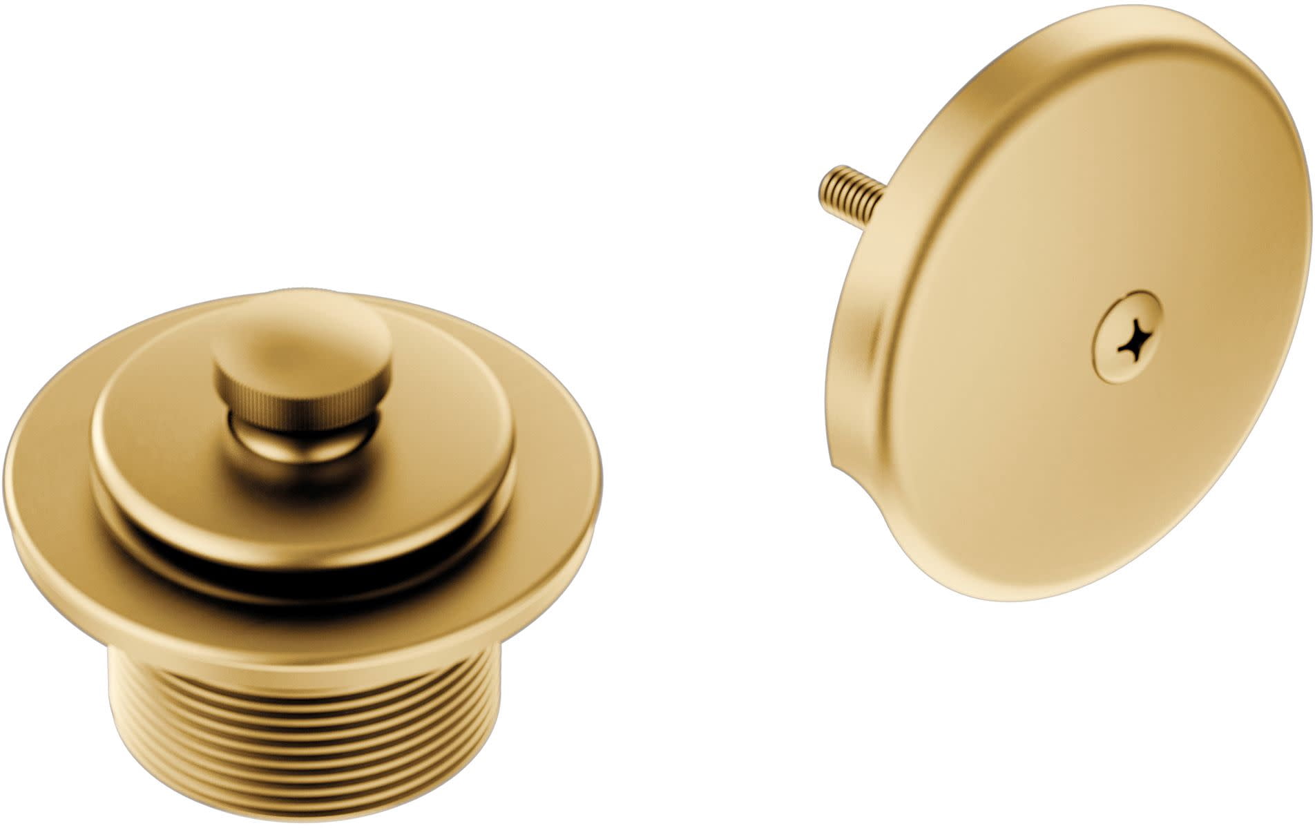 Moen, Metal Push-Pull Drain, T90331BG, Brushed Gold - Walmart.com