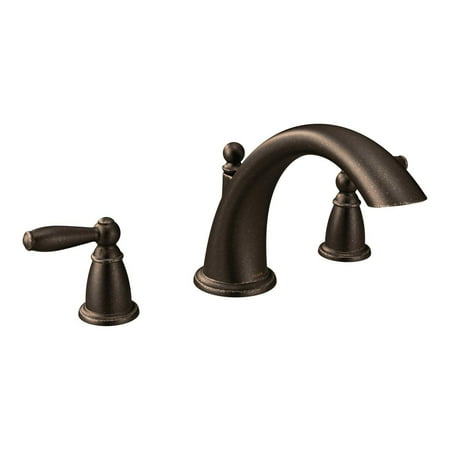 Moen T933ORB Rubbed Bronze two-handle roman tub faucet