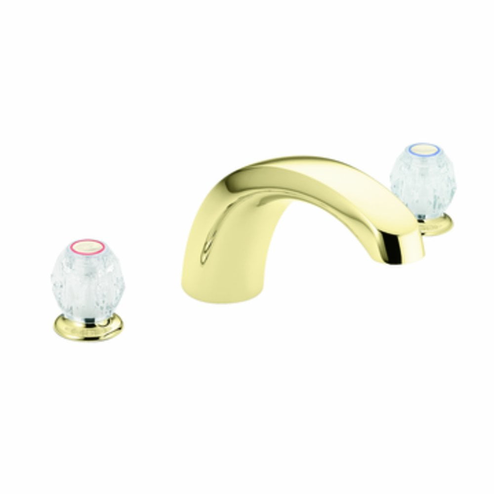 Moen Rothbury Two-Handle Low Arc Roman Tub Faucet - Oil Rubbed Bronze Finish (Valve Not Included)
