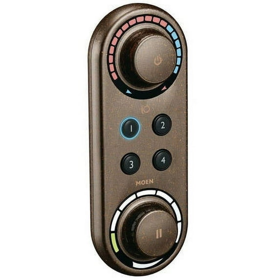 Moen TS3415ORB Thermostatic Digital Control Unit with 4 Preset Functions, Available in Various Colors