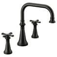 thumbnail image 1 of Moen TS44505 Brass Black 10.5in Deck Mounted Roman Tub Filler Faucet 2 Piece, 1 of 1