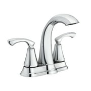 Moen Tiffin 2-Handle Chrome Centerset Bathroom Sink Faucet, WS84876