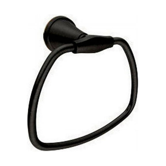 Moen Tiffin Mediterranean Bronze Towel Ring Metal