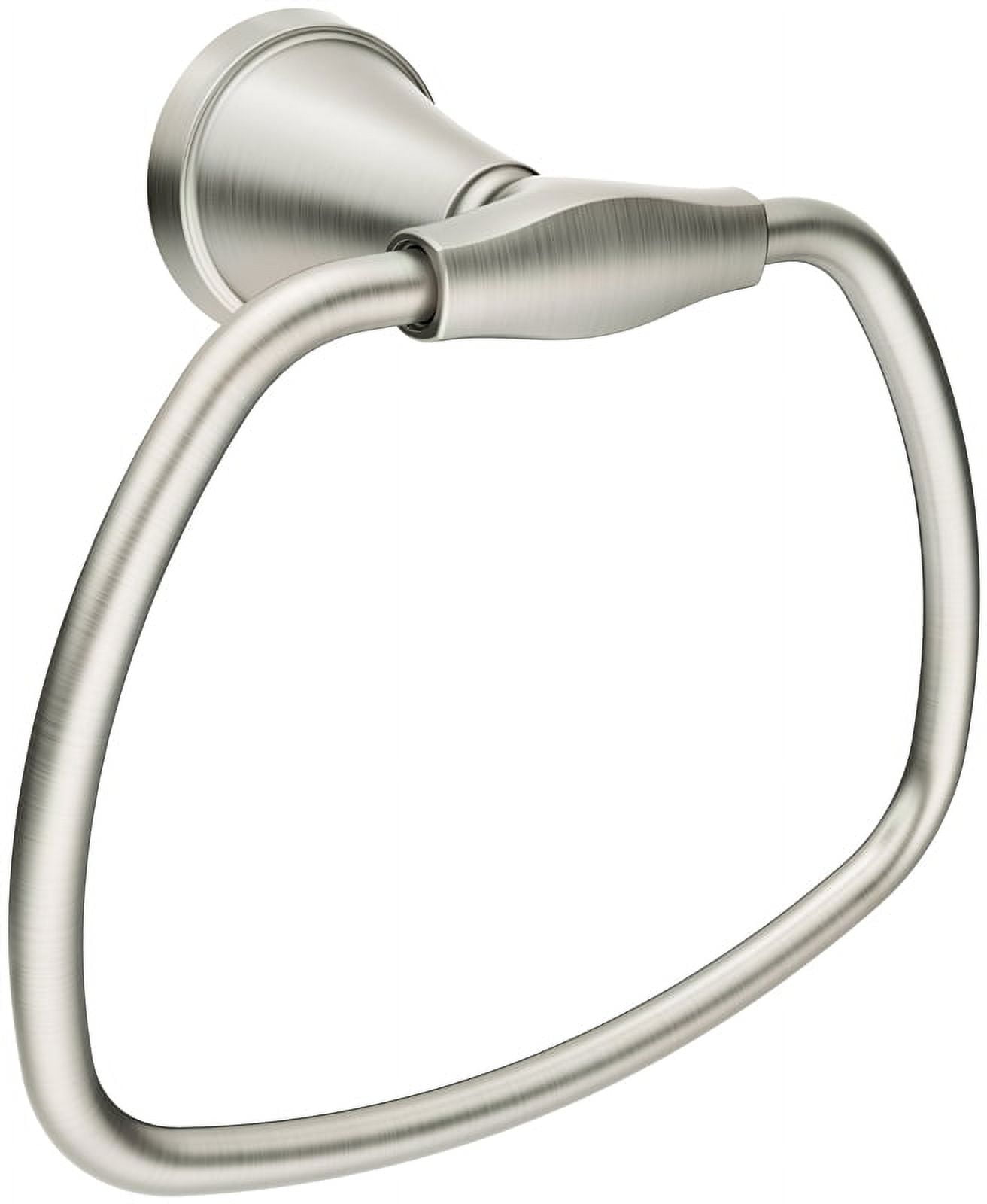 Moen Hilliard Brushed Nickel Towel Ring Metal Walmart