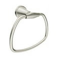 thumbnail image 1 of Moen Tiffin Brushed Nickel Towel Ring Metal, 1 of 6