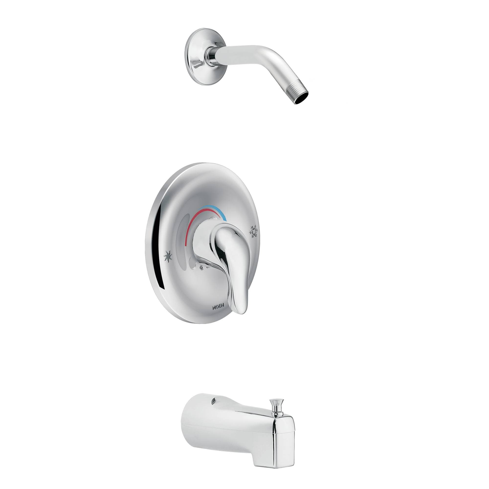 Moen TL183NH Posi-Temp Pressure Balanced Tub And Shower Trim And Tub ...
