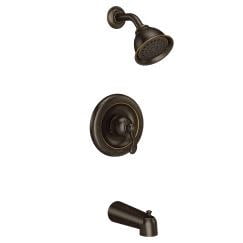 Mediterranean Bronze Wall Mounted Traditional Tub and Shower Trim