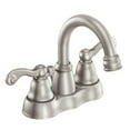 thumbnail image 1 of Moen Traditional Spot Resist Brushed Nickel Two-Handle Bathroom Faucet, 1 of 4
