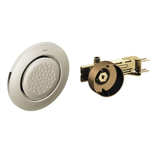 Moen TS1322NL Mosaic Round Single-Function Body Spray, Valve Required, Polished Nickel