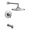 thumbnail image 1 of Moen Ts22003 Arris Posi-Temp Pressure Balanced Tub And Shower Trim Rain Shower Head And, 1 of 3